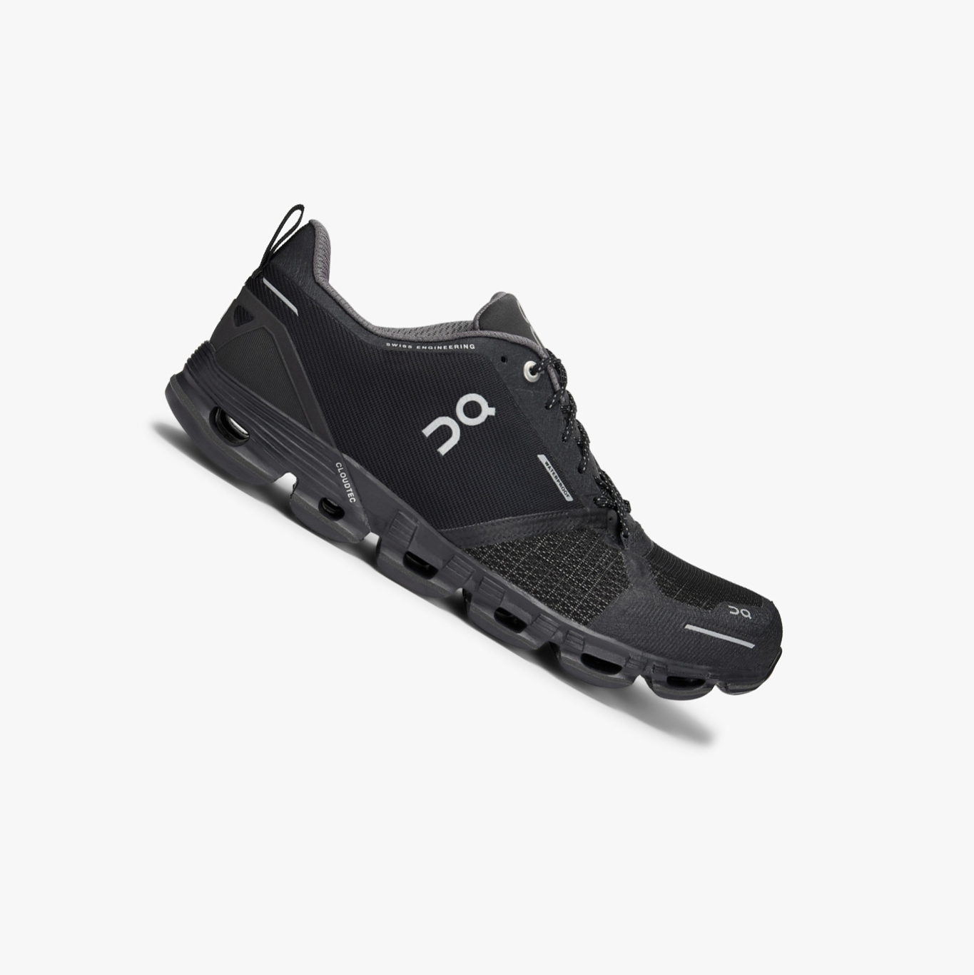 Black QC Cloudflyer Waterproof Women\'s Road Running Shoes | 0000078CA