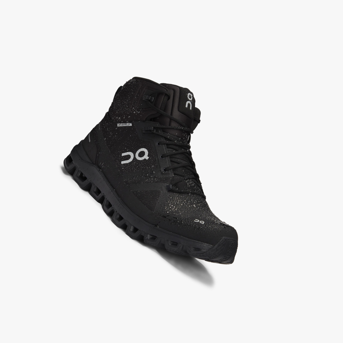 Black QC Cloudrock Waterproof Men's Hiking Boots | 0000166CA