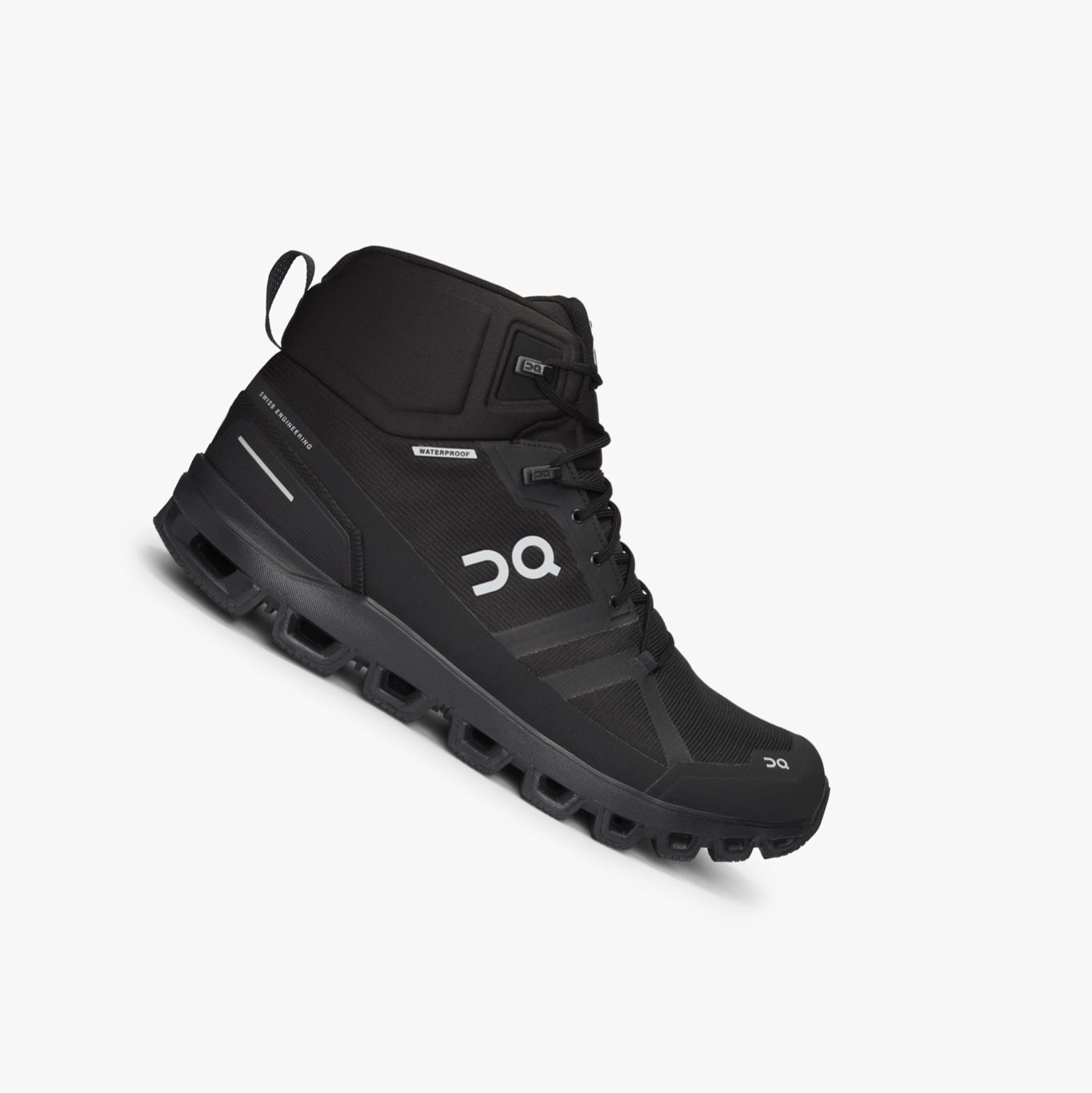 Black QC Cloudrock Waterproof Men\'s Hiking Boots | 0000166CA