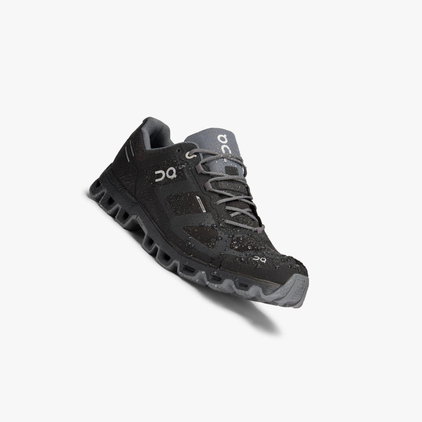 Black QC Cloudventure Waterproof Men's Trail Running Shoes | 0000010CA