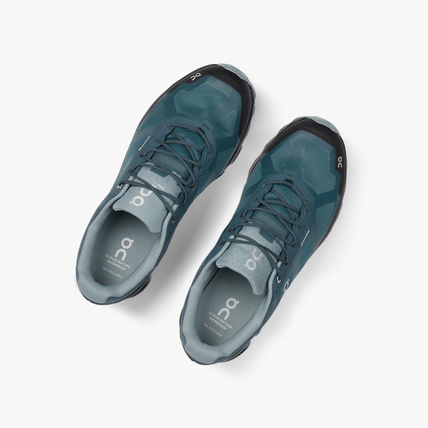 Blue QC Cloudventure Waterproof Men's Trail Running Shoes | 0000050CA