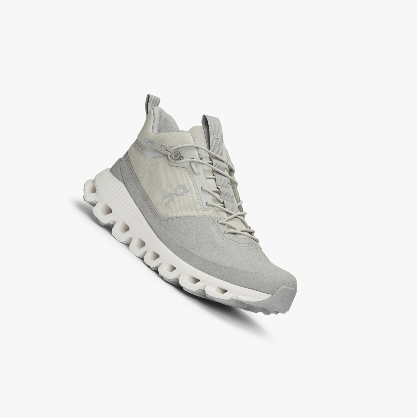 Grey QC Cloud Hi Women's Road Running Shoes | 0000138CA