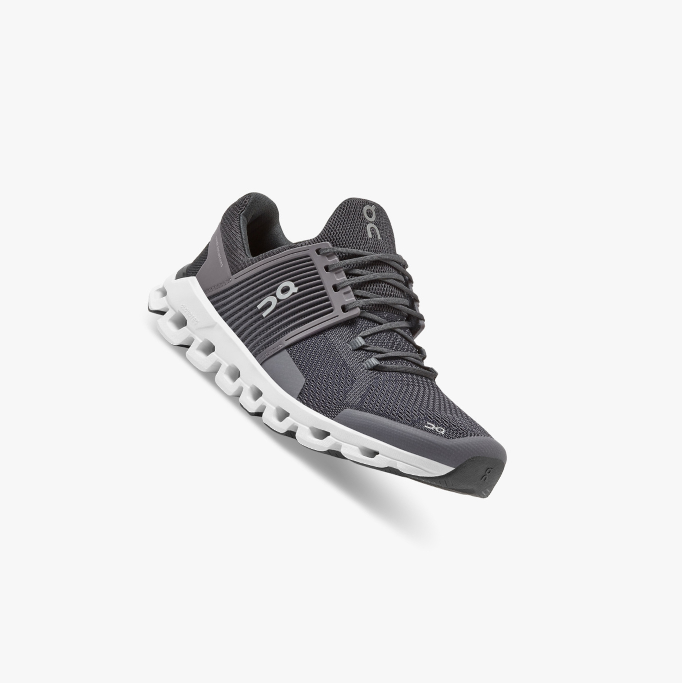 Grey QC Cloudswift Men's Road Running Shoes | 0000016CA