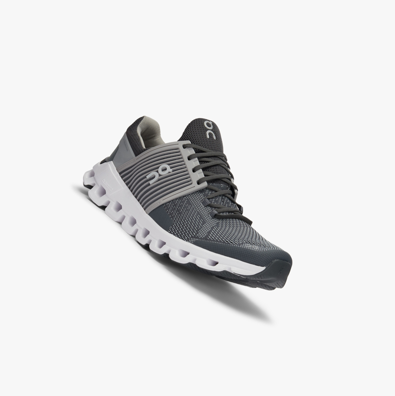 Grey QC Cloudswift Men's Road Running Shoes | 0000068CA
