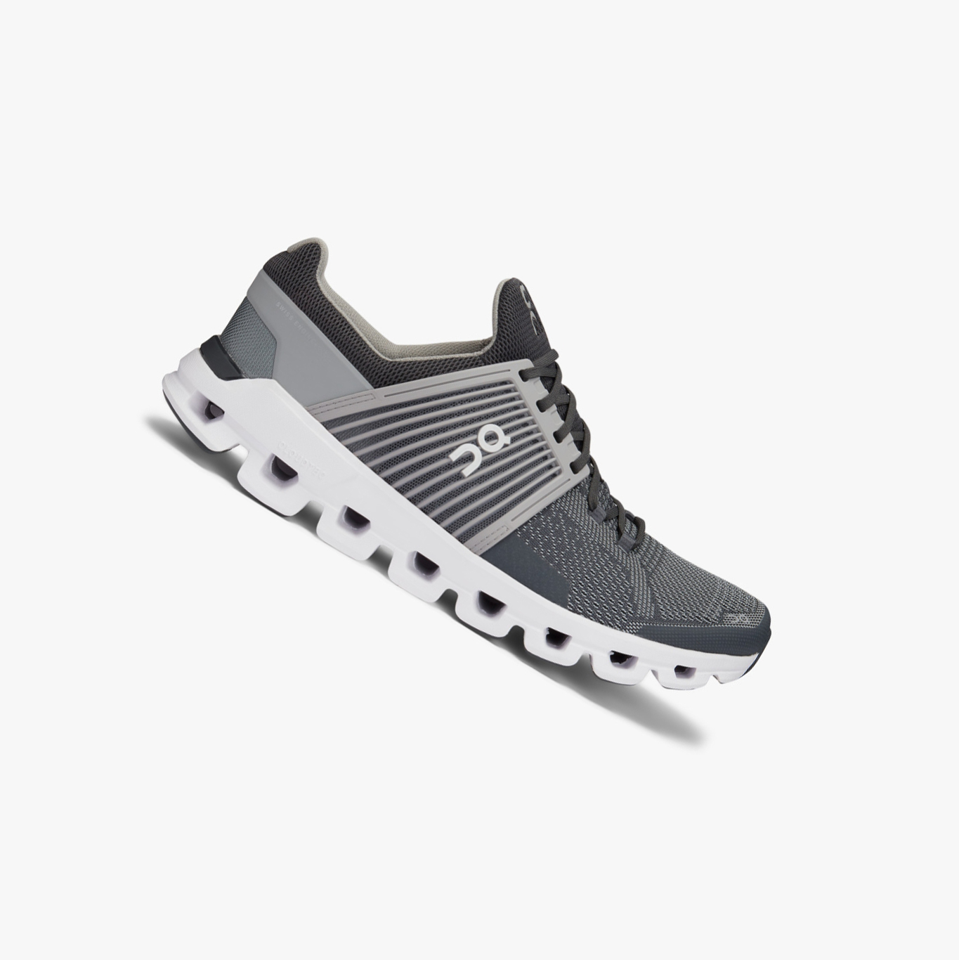 Grey QC Cloudswift Men\'s Road Running Shoes | 0000068CA
