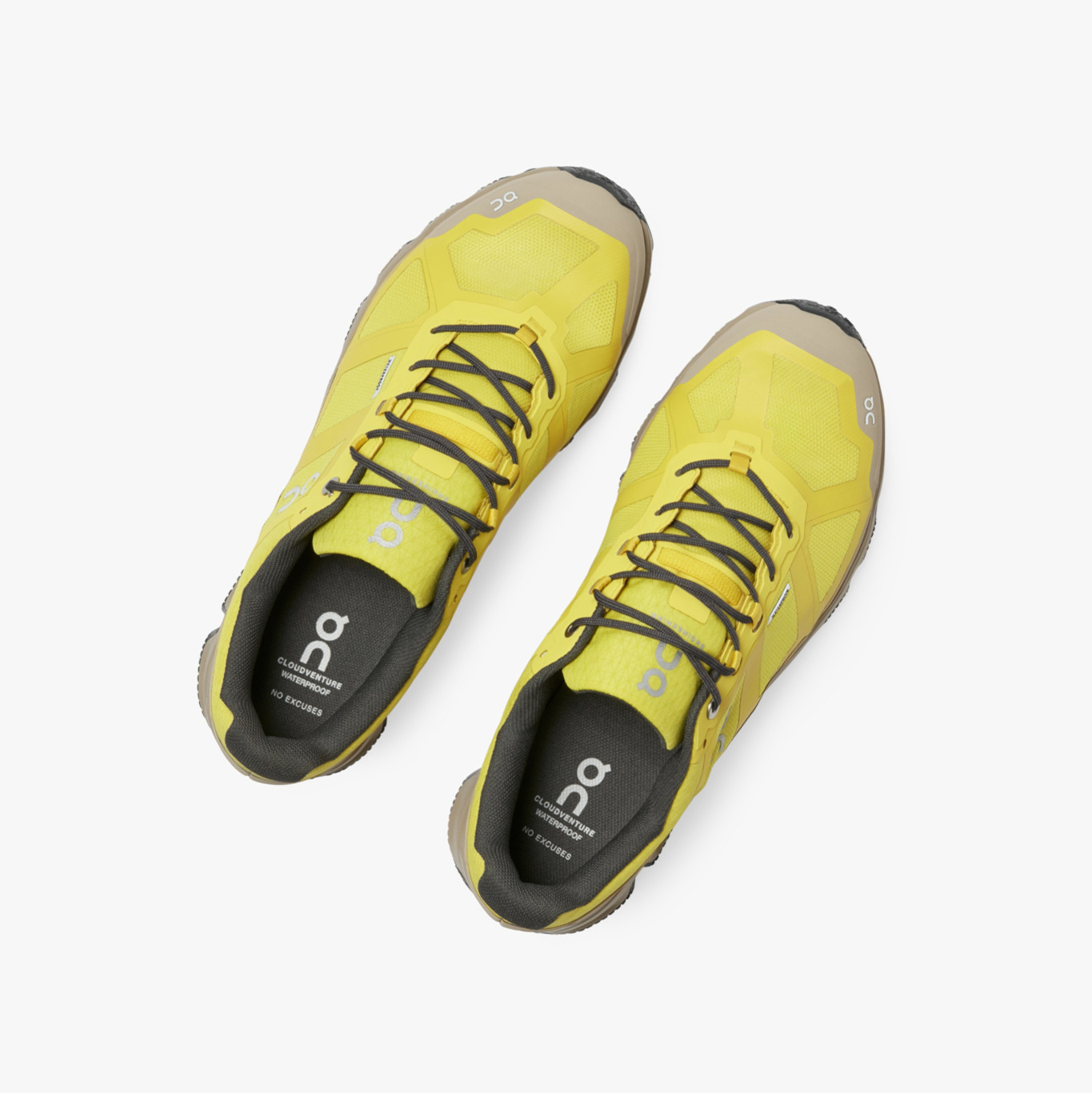 Mustard QC Cloudventure Waterproof Men\'s Trail Running Shoes | 0000147CA