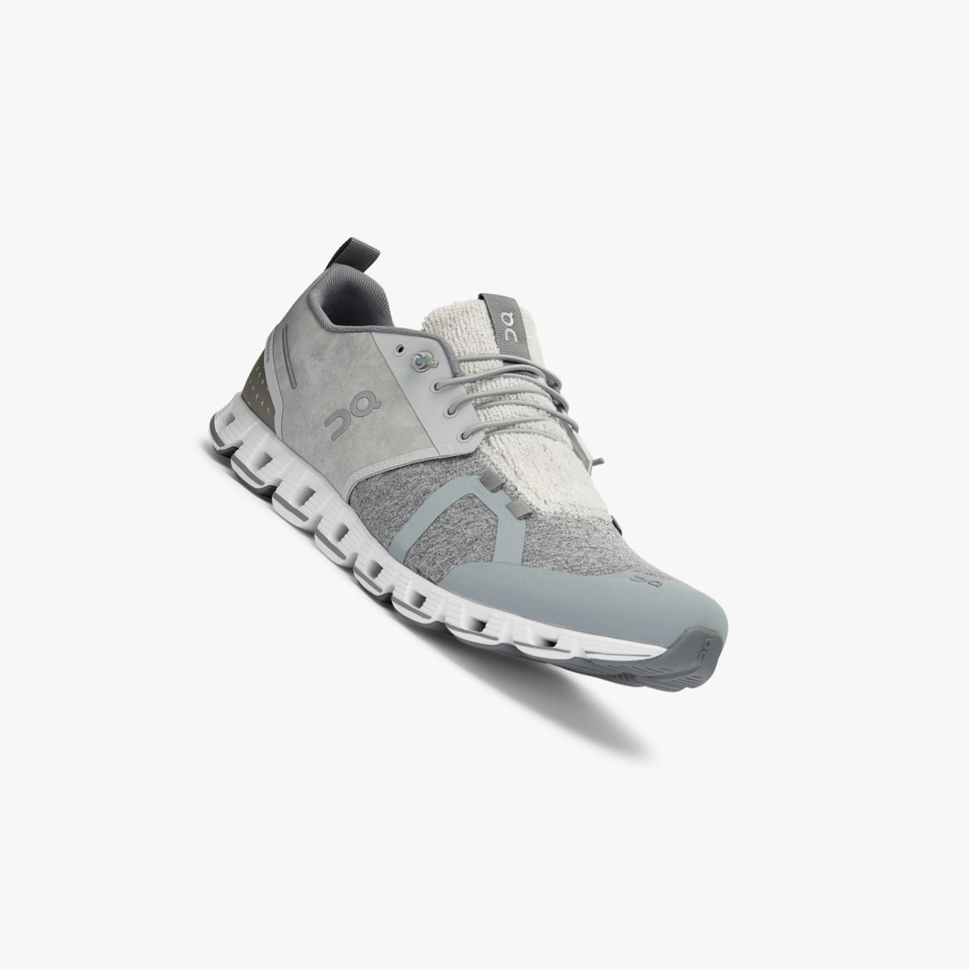 Silver QC Cloud Terry Men's Road Running Shoes | 0000053CA