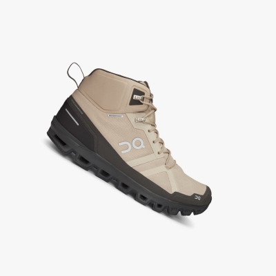 Beige QC Cloudrock Waterproof Men's Hiking Boots | 0000131CA