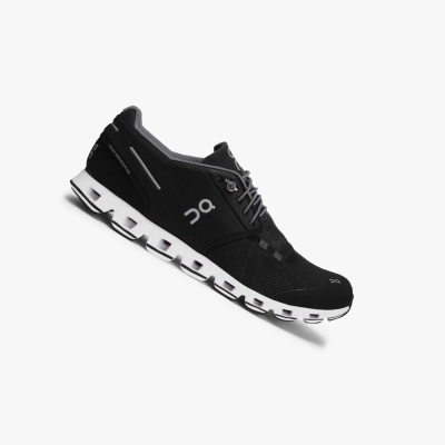 Black QC Cloud Men's Road Running Shoes | 0000111CA
