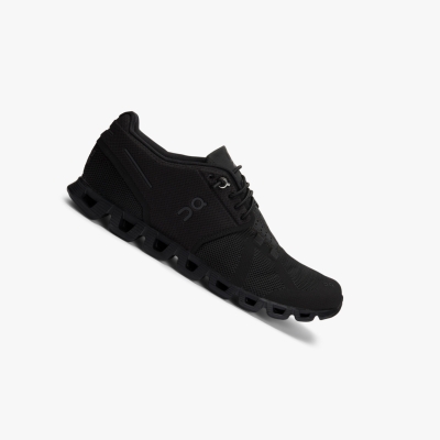 Black QC Cloud Men's Road Running Shoes | 0000157CA