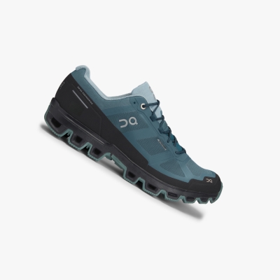 Blue QC Cloudventure Waterproof Men's Trail Running Shoes | 0000050CA