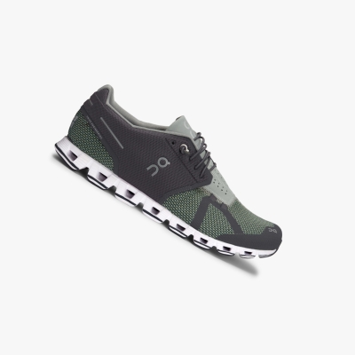 Green QC Cloud Men's Road Running Shoes | 0000066CA
