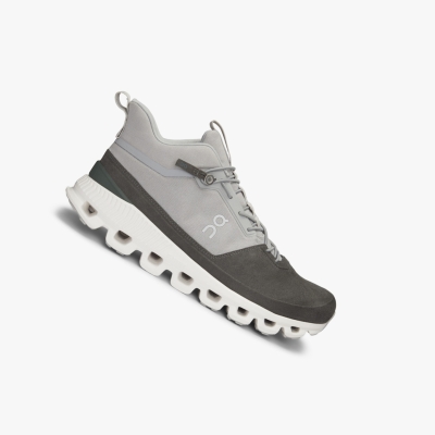 Grey QC Cloud Hi Men's Road Running Shoes | 0000130CA