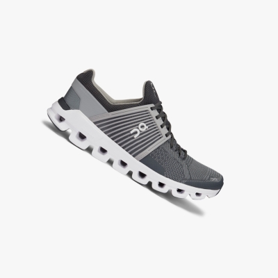 Grey QC Cloudswift Men's Road Running Shoes | 0000068CA
